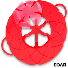 Capac Anti-Revarsare Din Silicon EDAR, Universal, 31.5 cm, Rezistent La Temperatura, Ideal Pentru Oale Si Tigai
