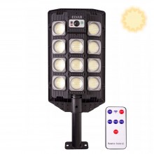 Lampa Solara EDAR Pentru Exterior, Iluminat Stradal Sau Gradina, Model W7100A4, 286 Led SMD, Lumina Neutra, Senzori De Miscar...