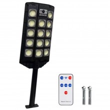 Lampa Solara EDAR Pentru Exterior, Iluminat Stradal Sau Gradina, Model W7100A5, 364 Led SMD, Lumina Neutra, Senzori De Miscar...