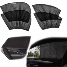 Set 4 x Plasa Pentru Geamuri Auto EDAR, Parasolare, Asigura Protectie Impotriva Razelor Soarelui Si Impotriva Insectelor, Lav...