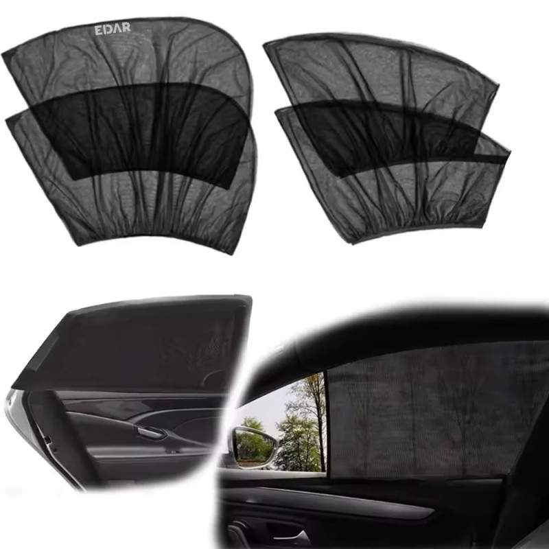 Set 4 x Plasa Pentru Geamuri Auto EDAR, Parasolare, Asigura Protectie Impotriva Razelor Soarelui Si Impotriva Insectelor, Lav... Set 4 x Plasa Pentru Geamuri Auto EDAR, Parasolare, Asigura Protectie Impotriva Razelor Soarelui Si Impotriva Insectelor, Lav...