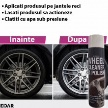 Spray EDAR Pentru Curatarea Si Degresarea Jantelor Auto, Solutie De Detailing Pentru Lustruire, Stralucire Si Protectie Satin...