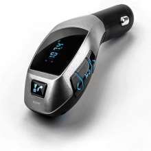 X6 Modulator FM Auto EDAR Cu Bluetooth Si Incarcare USB, Apeluri Hands-Free, Card TF, 1000mA