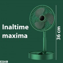 Ventilator Portabil EDAR Cu Suport Telefon, Reincarcabil, Pliabil, Cu 3 Viteze De Ventilatie, Pentru Interior/Exterior, Silen... Ventilator Portabil EDAR Cu Suport Telefon, Reincarcabil, Pliabil, Cu 3 Viteze De Ventilatie, Pentru Interior/Exterior, Silen...