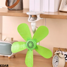 Ventilator De Aer Portabil EDAR Cu Prindere Clips, Functioneaza Cu Conectare Prin Priza, 1 Viteza De Ventilatie, Pentru Masa/...