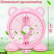Ventilator De Aer Pentru Masa, Birou Sau Noptiera EDAR, Pentru Camera Copilului, Doua Viteze De Ventilatie, Alimentare Priza,... Ventilator De Aer Pentru Masa, Birou Sau Noptiera EDAR, Pentru Camera Copilului, Doua Viteze De Ventilatie, Alimentare Priza,...