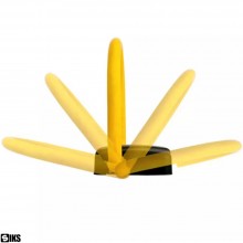 Blocator Automat SIKS, Control de la Distanta, Baterii Reincarcabile, Rezistent la Apa, Anti Furt, 40 x 45 Cm, Galben