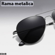 Ochelari De Condus Pe Timp De Zi EDAR, Polarizati, Unisex, Protectie UVA Si UVB, Rama Metalica, Negru Ochelari De Condus Pe Timp De Zi EDAR, Polarizati, Unisex, Protectie UVA Si UVB, Rama Metalica, Negru