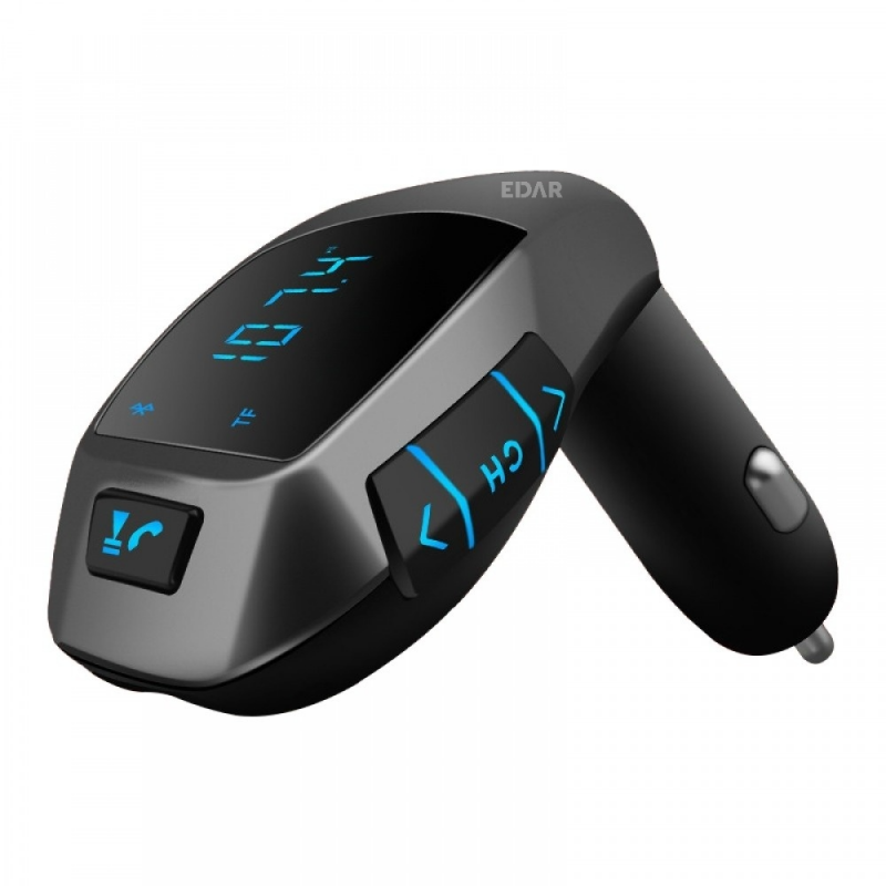 Modulator FM Auto X5 Wireless Car Kit EDAR, Bluetooth v3.0+EDR, Încărcare USB, Afișaj LED, Hands-Free, Negru Modulator FM Auto X5 Wireless Car Kit EDAR, Bluetooth v3.0+EDR, Încărcare USB, Afișaj LED, Hands-Free, Negru
