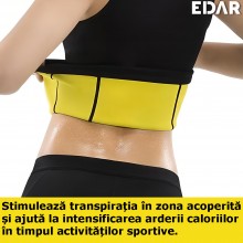 Maiou EDAR Din Neopren Pentru Slabire, Marimea XL, Culoare Neagra Maiou EDAR Din Neopren Pentru Slabire, Marimea XL, Culoare Neagra