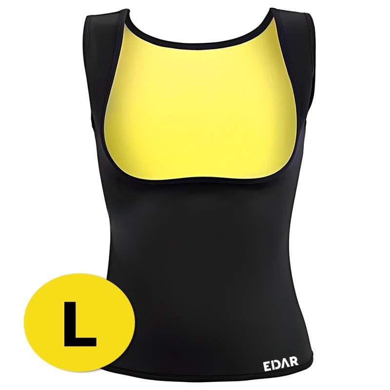 Maiou EDAR Din Neopren Pentru Slabire, Marimea L, Culoare Neagra Maiou EDAR Din Neopren Pentru Slabire, Marimea L, Culoare Neagra
