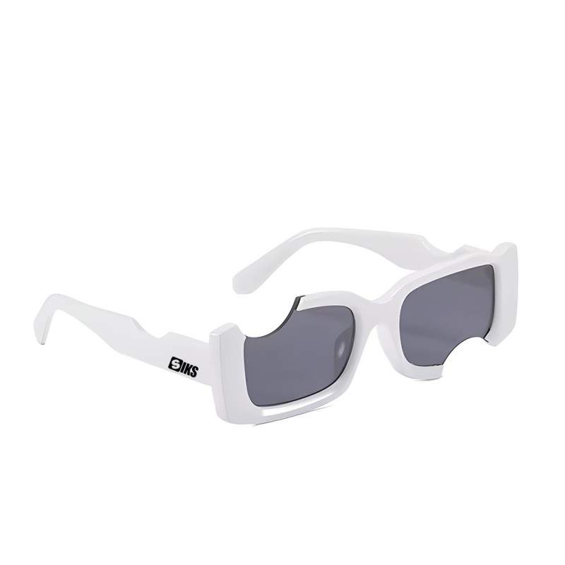 Ochelari SIKS De Soare Unisex, Model Decupat, Alb Ochelari SIKS De Soare Unisex, Model Decupat, Alb