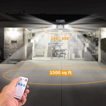 Lampa Solara SIKS Cu 198 Leduri, Montare Pe Perete, Alimentare Solara, Control Telecomanda, Senzor De Miscare Si Lumina, Rezi...