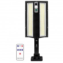 Lampa Solara LED SIKS Pentru Exterior Cu Prindere In Perete, Incarcare Solara, 270 Led-uri Puternice, Senzor De Miscare, Tele...