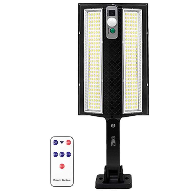 Lampa Solara LED SIKS Pentru Exterior Cu Prindere In Perete, Incarcare Solara, 270 Led-uri Puternice, Senzor De Miscare, Tele... Lampa Solara LED SIKS Pentru Exterior Cu Prindere In Perete, Incarcare Solara, 270 Led-uri Puternice, Senzor De Miscare, Tele...