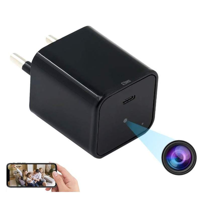 Mini Camera Spion Ascunsa In Incarcator USB Type C SIKS, Full HD, Nightvision, Posibilitate Conectare La Telefon Si La Sistem... Mini Camera Spion Ascunsa In Incarcator USB Type C SIKS, Full HD, Nightvision, Posibilitate Conectare La Telefon Si La Sistem...