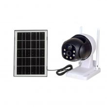 Camera Supraveghere Video SIKS Cu Sim 4G, Incarcare Solara, Slot MicroSD, Cu Panou Solar Inclus, Rotire Prin Aplicatie, Veder...