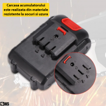 Acumulator De Rezerva SIKS Compatibil Cu Motocoasa, Masina De Tuns Iarba, Drujba, Mini Fierastrau, Aparat De Spalat Cu Presiu... Acumulator De Rezerva SIKS Compatibil Cu Motocoasa, Masina De Tuns Iarba, Drujba, Mini Fierastrau, Aparat De Spalat Cu Presiu...