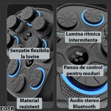 Tinta Lovituri Box Muzical EDAR, Lumina, Display Smart, Functie De Boxa Bluetooth, Usor De Montat Fara Gaurire, Reincarcabil ... Tinta Lovituri Box Muzical EDAR, Lumina, Display Smart, Functie De Boxa Bluetooth, Usor De Montat Fara Gaurire, Reincarcabil ...