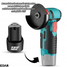 Acumulator De Rezerva EDAR Compatibil Cu Mini Flex, Foarfeca De Gradina, Motocoasa, Mini Fierastrau, 3 Pini, 12 V, ABS, Reinc... Acumulator De Rezerva EDAR Compatibil Cu Mini Flex, Foarfeca De Gradina, Motocoasa, Mini Fierastrau, 3 Pini, 12 V, ABS, Reinc...
