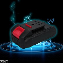 Acumulator Reincarcabil De Rezerva EDAR cu 2 Pini, Compatibil cu Fierastrau Portabil, Motocoasa, Aparat De Spalat Cu Presiune...