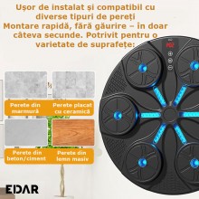 Aparat Inteligent De Box EDAR Cu Functii Muzicale, Iluminare LED RGB, Display HD, Bluetooth Si Difuzor Integrat, Ideal Pentru... Aparat Inteligent De Box EDAR Cu Functii Muzicale, Iluminare LED RGB, Display HD, Bluetooth Si Difuzor Integrat, Ideal Pentru...