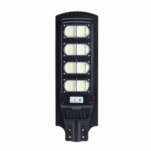 Lampa Solara De Exterior EDAR, 150W, Cu Panou Solar Integrat, 198 LED-uri SMD, Lumina Neutra, Telecomanda, Senzori Crepuscula...