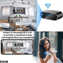 Camera Spy Wi-Fi EDAR Incorporata In Ceas Desteptator, Control Aplicatie Telefon, Dispozitiv De Spionaj Cu Functie De Detecti... Camera Spy Wi-Fi EDAR Incorporata In Ceas Desteptator, Control Aplicatie Telefon, Dispozitiv De Spionaj Cu Functie De Detecti...