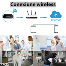 Camera Spy Wi-Fi EDAR Incorporata In Ceas Desteptator, Control Aplicatie Telefon, Dispozitiv De Spionaj Cu Functie De Detecti... Camera Spy Wi-Fi EDAR Incorporata In Ceas Desteptator, Control Aplicatie Telefon, Dispozitiv De Spionaj Cu Functie De Detecti...