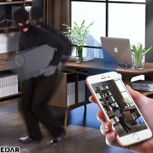 Camera Spy Wi-Fi EDAR Incorporata In Ceas Desteptator, Control Aplicatie Telefon, Dispozitiv De Spionaj Cu Functie De Detecti...
