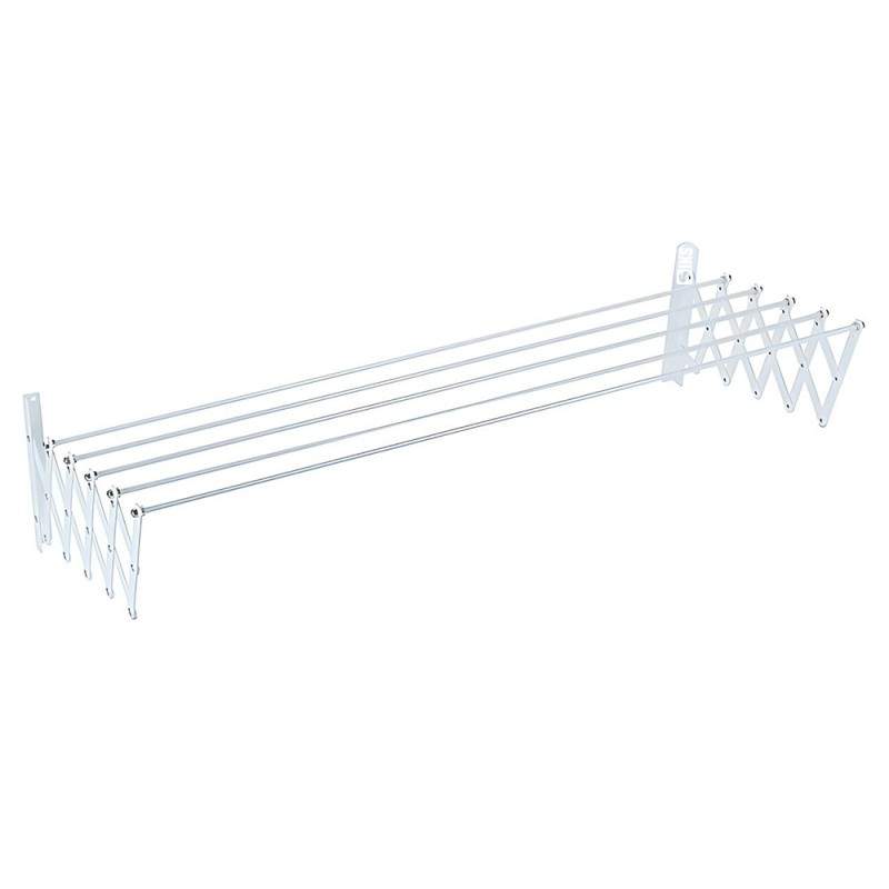 Uscator De Rufe Metalic Extensibil SIKS Cu Fixare In Perete, Pliabil, 5 Bare 80 cm, Capacitate De Uscare 3.5 metri, Ideal Bal... Uscator De Rufe Metalic Extensibil SIKS Cu Fixare In Perete, Pliabil, 5 Bare 80 cm, Capacitate De Uscare 3.5 metri, Ideal Bal...