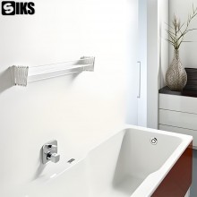 Uscator De Rufe Metalic Extensibil SIKS Cu Fixare In Perete, Pliabil, 5 Bare 80 cm, Capacitate De Uscare 3.5 metri, Ideal Bal... Uscator De Rufe Metalic Extensibil SIKS Cu Fixare In Perete, Pliabil, 5 Bare 80 cm, Capacitate De Uscare 3.5 metri, Ideal Bal...