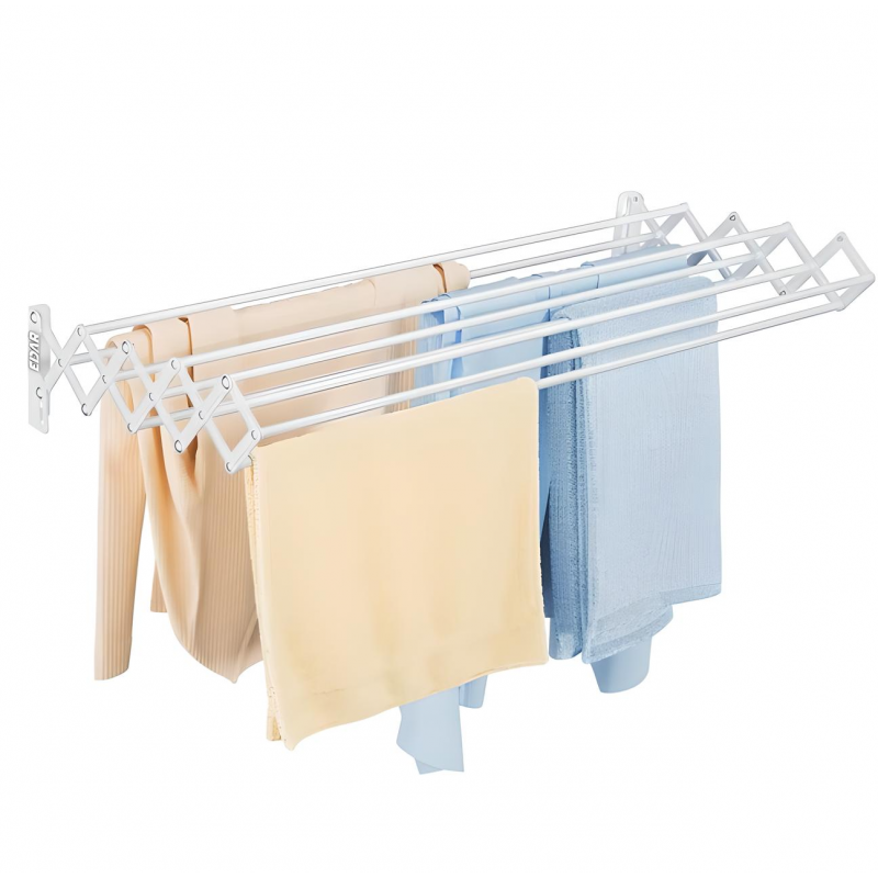 Uscator De Rufe Extensibil EDAR Cu Montare Pe Perete, Metalic, Nu Ocupa Spatiu, Capacitate De Uscare 3.5 Metri, Latime 80 Cm,... Uscator De Rufe Extensibil EDAR Cu Montare Pe Perete, Metalic, Nu Ocupa Spatiu, Capacitate De Uscare 3.5 Metri, Latime 80 Cm,...