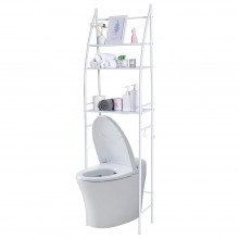Raft Baie EDAR Cu 3 Rafturi, Montare Deasupra Toaletei, Organizare Si Depozitare, Dimensiuni 155 x 25 x 46 cm, Alb