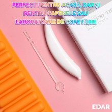 Sablon Decorativ EDAR Pentru Prajituri, Torturi, Cafea Si Produse De Patiserie, Alb Sablon Decorativ EDAR Pentru Prajituri, Torturi, Cafea Si Produse De Patiserie, Alb