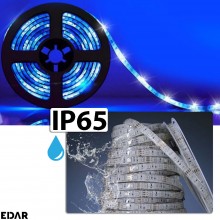 Banda Led EDAR RGB 2835, Flexibila, Auto-Adeziva, Grad Protectie IP65, 4500 K, 10 W/m, Se Poate Taia, 5 Metri, Multicolora