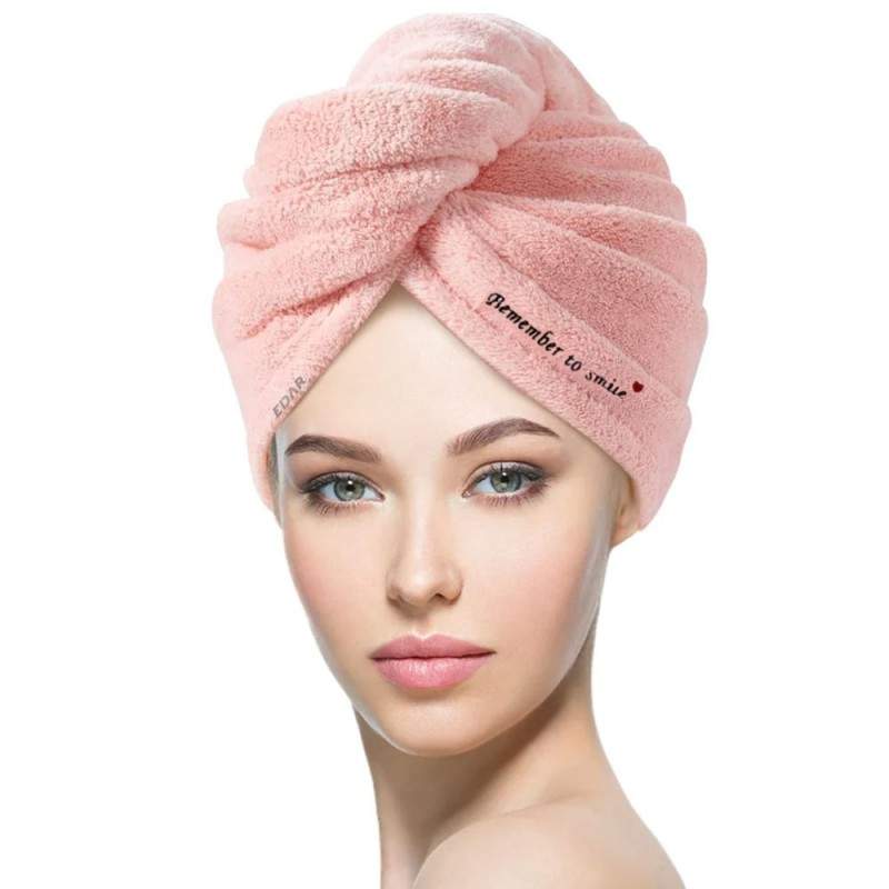 Prosop Baie EDAR Tip Turban Pentru Copii Si Adulti, Nasturi Fixare, Microfibra Moale, Uscare Par Dupa Baie, Model Remember To... Prosop Baie EDAR Tip Turban Pentru Copii Si Adulti, Nasturi Fixare, Microfibra Moale, Uscare Par Dupa Baie, Model Remember To...