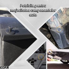 Set 415 Clipsuri Auto EDAR Universale, Mixte, Usor de Instalatat, Pentru Prindere Panouri si Ornamente, Negru/Alb, Compatibil... Set 415 Clipsuri Auto EDAR Universale, Mixte, Usor de Instalatat, Pentru Prindere Panouri si Ornamente, Negru/Alb, Compatibil...