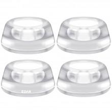 Set 4 Tampoane Anti-Vibratii si Antiderapante EDAR, Picioruse Universale pentru Masina de Spalat, Uscator, Frigider si Mobili...