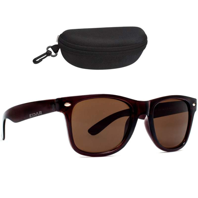 Ochelari de Condus Polarizati EDAR Model 19, pentru Barbati, Lentile Maro Anti-Reflex, Protectie UV, Toc de Protectie Inclus Ochelari de Condus Polarizati EDAR Model 19, pentru Barbati, Lentile Maro Anti-Reflex, Protectie UV, Toc de Protectie Inclus