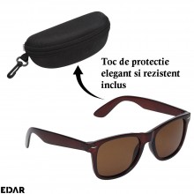 Ochelari de Condus Polarizati EDAR Model 19, pentru Barbati, Lentile Maro Anti-Reflex, Protectie UV, Toc de Protectie Inclus Ochelari de Condus Polarizati EDAR Model 19, pentru Barbati, Lentile Maro Anti-Reflex, Protectie UV, Toc de Protectie Inclus