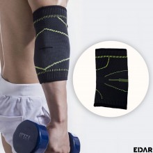 Cotiera Elastica Compresiva EDAR, Marime Universala, Suport si Protectie pentru Cot, Ideala pentru Fitness, Tenis, Dureri Art...