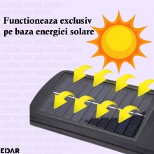 Lampa Solara de Exterior EDAR cu Senzor de Miscare si Control Telecomanda, 10 LED-uri COB, Montare pe Perete, Rezistenta la A... Lampa Solara de Exterior EDAR cu Senzor de Miscare si Control Telecomanda, 10 LED-uri COB, Montare pe Perete, Rezistenta la A...