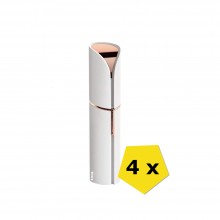 Set 4x Epilator Facial Hipoalergenic Portabil EDAR, Functionare Cu Baterii, Indicator LED, Nu Irita Pielea, Culoare Alb