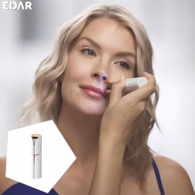 Set 4x Epilator Facial Hipoalergenic Portabil EDAR, Functionare Cu Baterii, Indicator LED, Nu Irita Pielea, Culoare Alb