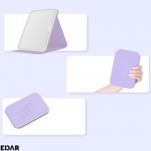 Oglinda Cosmetica EDAR pentru Machiaj cu Iluminare LED, 3 Moduri de Lumina (Rece/Calda/Naturala), Control Touch, Pliabila si ...
