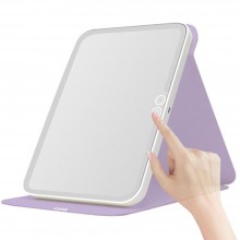 Oglinda Cosmetica EDAR pentru Machiaj cu Iluminare LED, 3 Moduri de Lumina (Rece/Calda/Naturala), Control Touch, Pliabila si ...