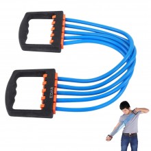 Extensor Cu 5 Corzi EDAR, Pentru Fitness, Antebrat, Brate, Piept, Biceps, Consolidarea musculaturii, Antrenamente, Cauciuc, A...