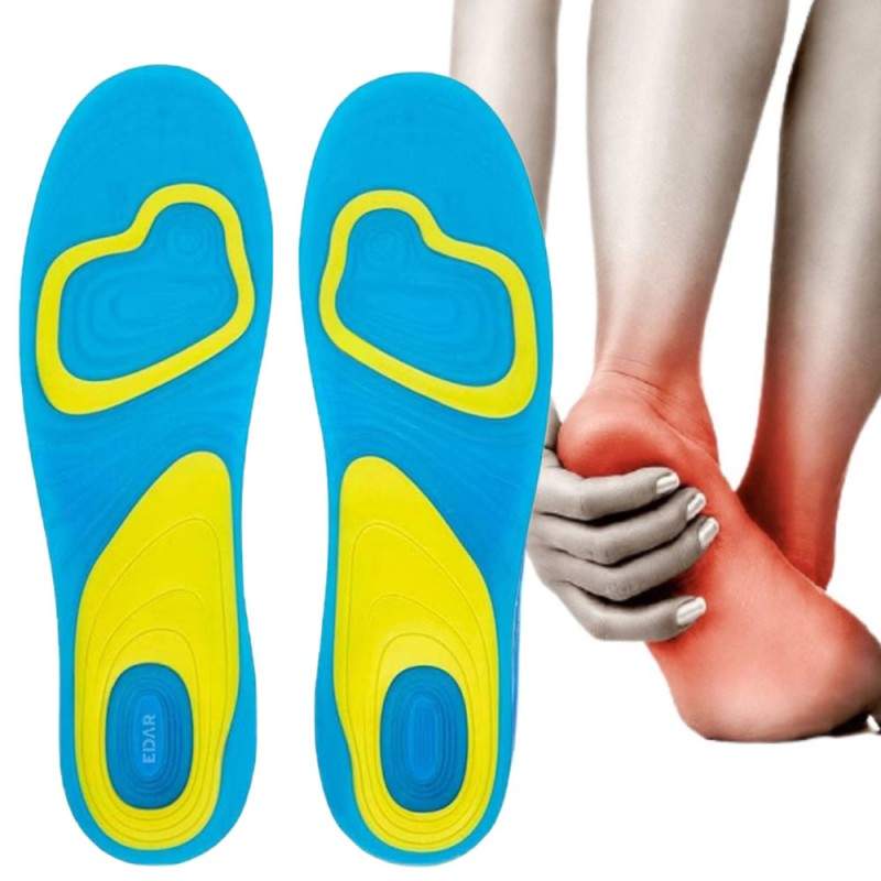 Set 2 Branturi din Silicon EDAR Pentru Pantofi Fara Toc, Confort si Amortizare Picioare Obosite, Marimi 42-48