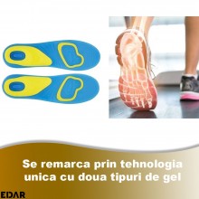 Set 2 Branturi din Silicon EDAR Pentru Pantofi Fara Toc, Confort si Amortizare Picioare Obosite, Marimi 42-48